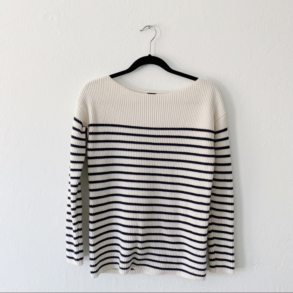 Gap: striped boatneck sweater